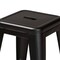 Baxton Studio Horton ModernIndustrial Black Finished Metal 4-Piece Stackable Counter Stool Set, PK4 192-4PC-12043-ZORO - alternate 4